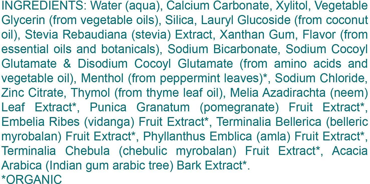 Himalaya Botanique Complete Care Toothpaste β Spearmint, Fluoride Free, SLS Free