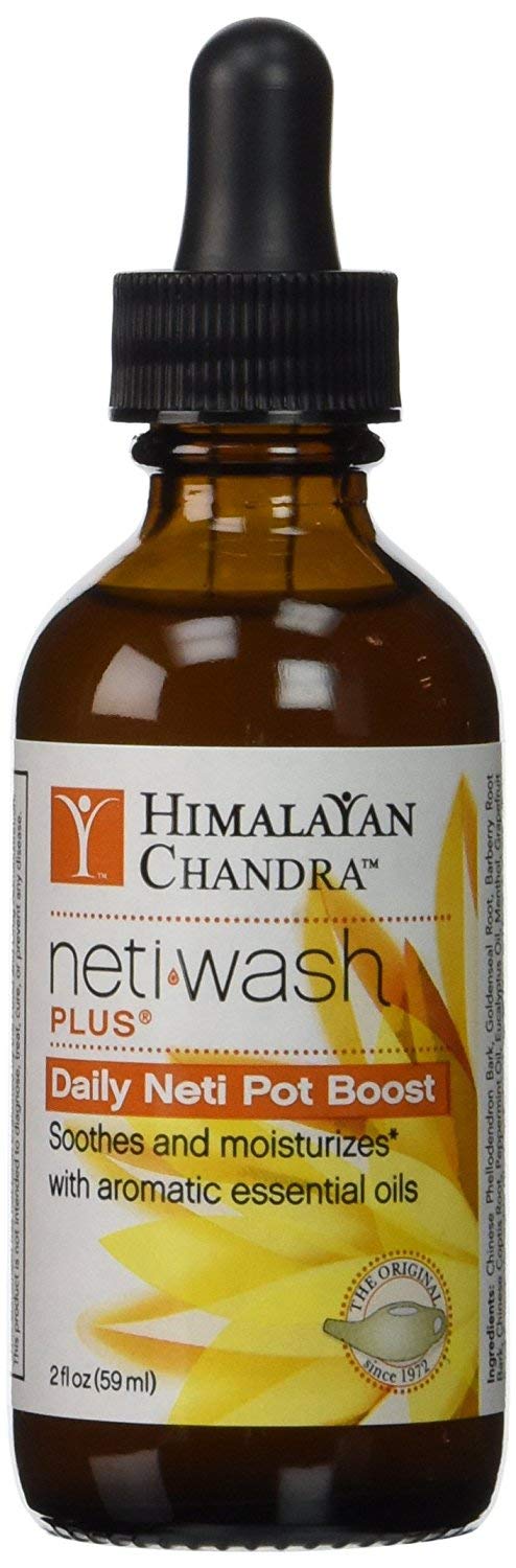 Himalayan Chandra Neti Wash Plus - غسول الأنف العشبي خالٍ من الزنك 2 أونصة