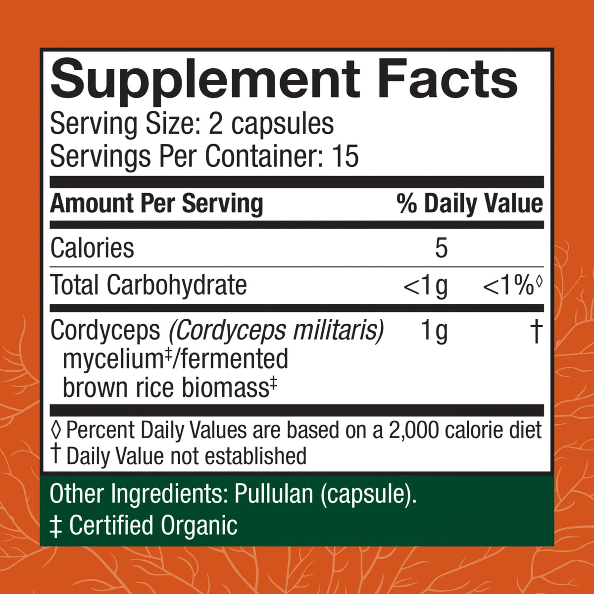 Host Defense Cordyceps Capsules – Immune & Energy Support (30 Capsules)