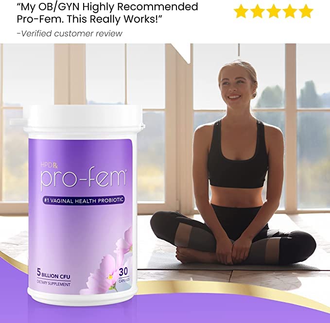 HPD Rx Pro-Fem Vaginal Health Probiotic (6-Pack) | pH Balance & UTI Support