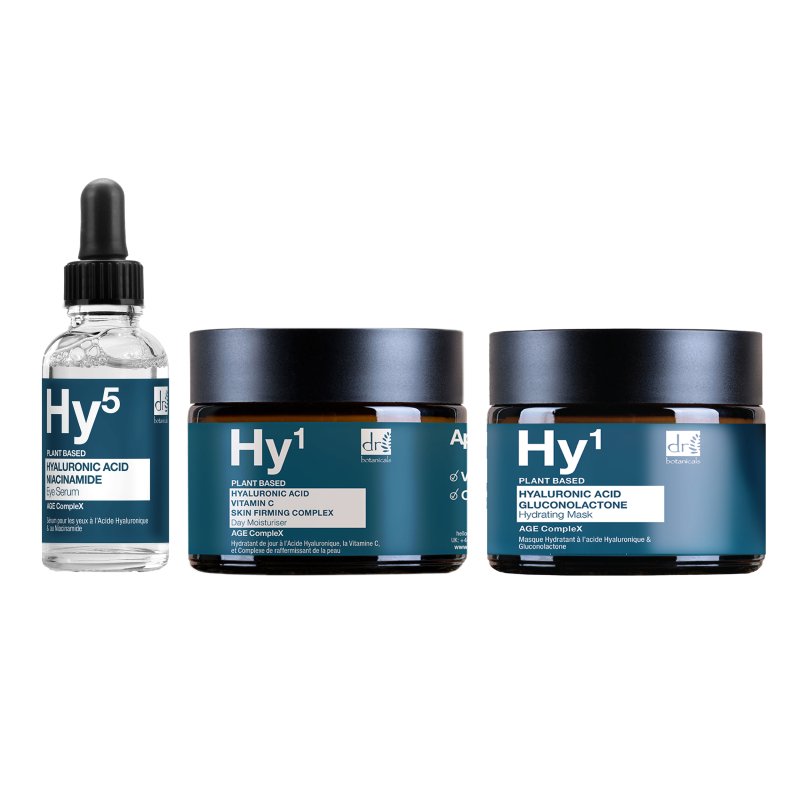 Hyaluronic Acid Day Moisturiser + Eye Serum+ Mask