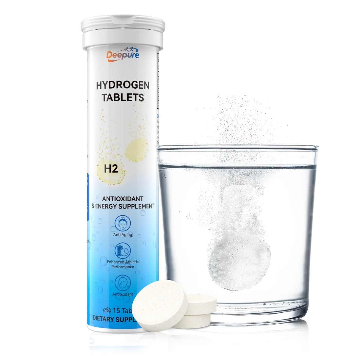 Hydrogen Water Tablets 12ppm with Magnesium β High-Concentration H2 for Brain Health