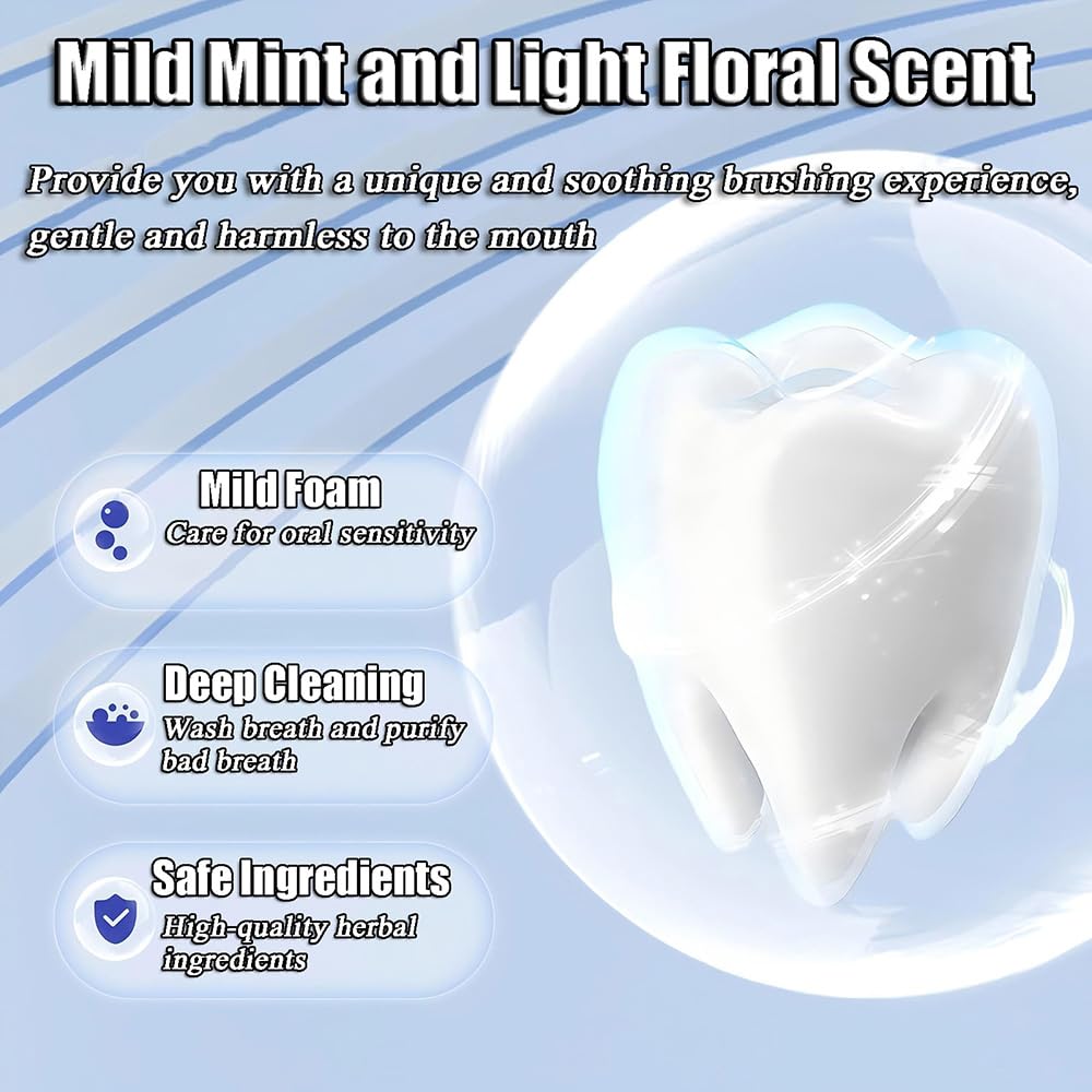 2-Pack Hydroxyapatite Toothpaste β Fluoride-Free, 7.5% Hydroxyapatite for Sensitive Teeth