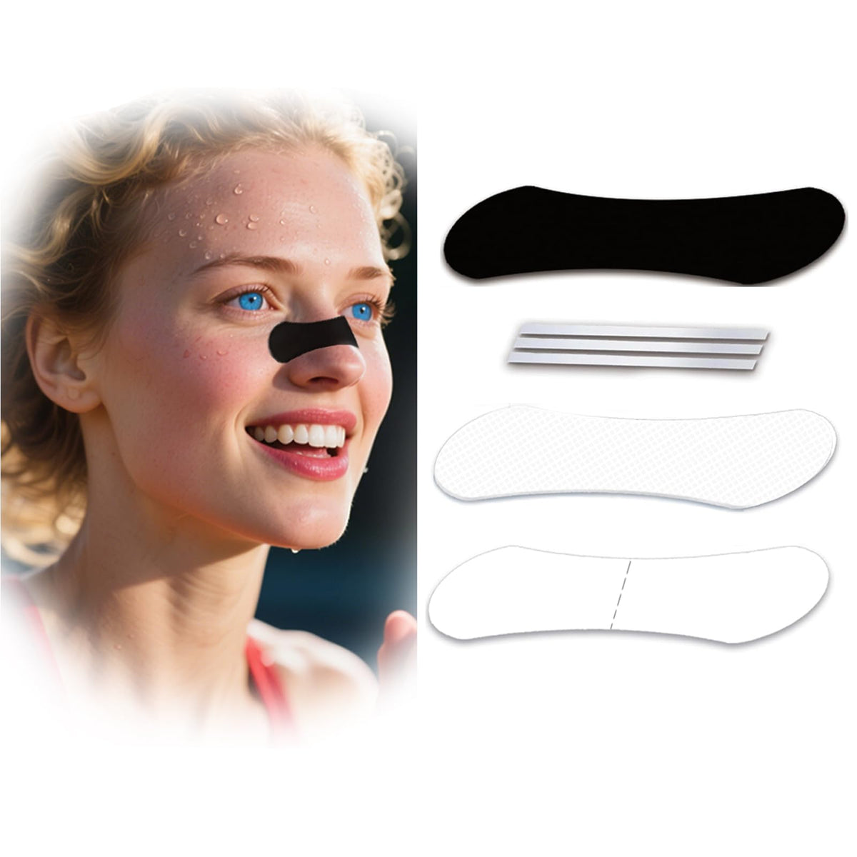 Cenlomat Nasal Strips for Snoring (60 Count) β Gentle, Sweat-Proof, High-Adhesive Patches