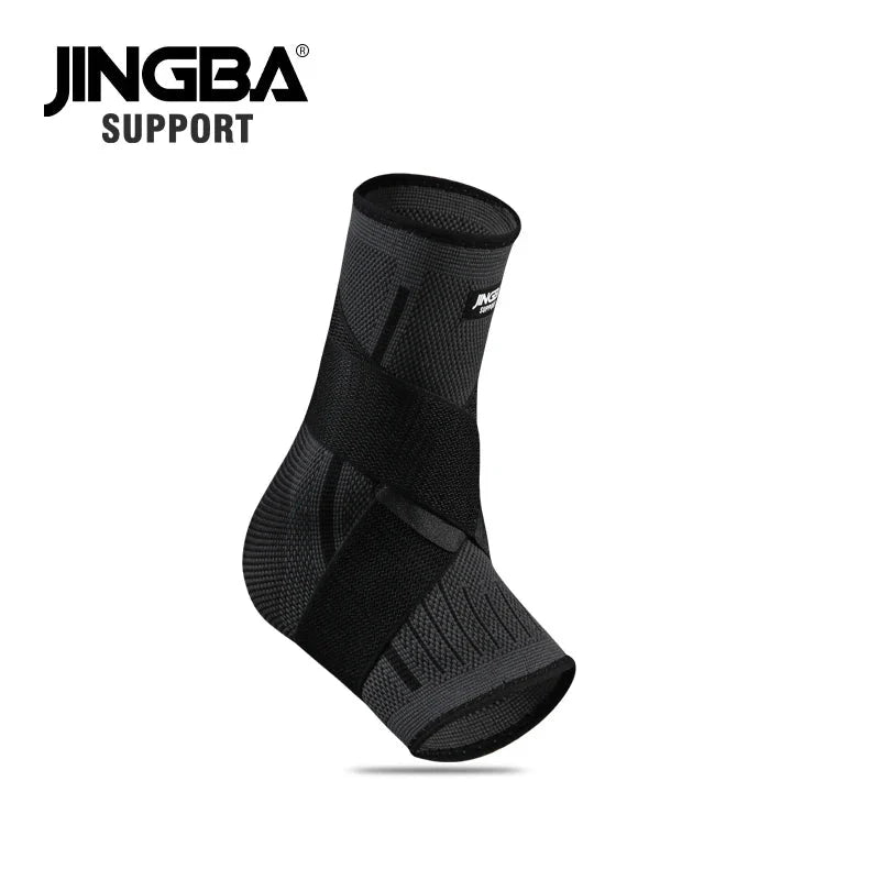 Adjustable Ankle Support Compression Sleeve with Strap for Sports and Recovery