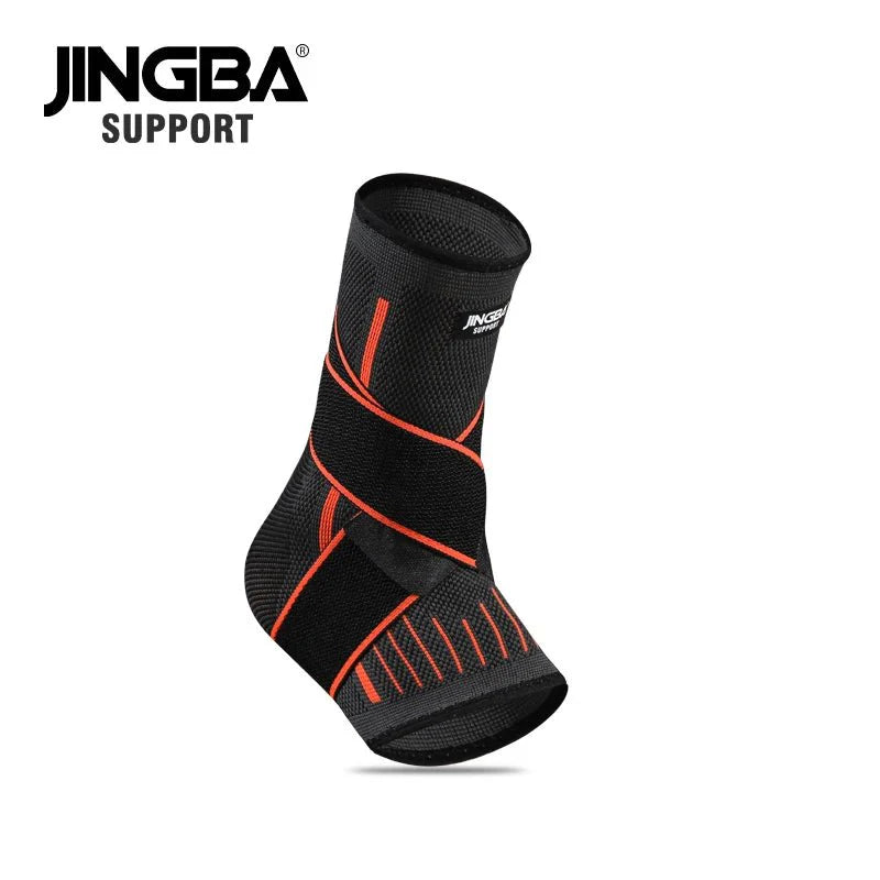 Adjustable Ankle Support Compression Sleeve with Strap for Sports and Recovery