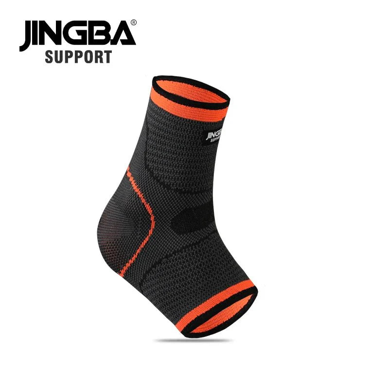 Compression Ankle Brace - Adjustable Knitted Support Sleeve for Sports Injury Protection