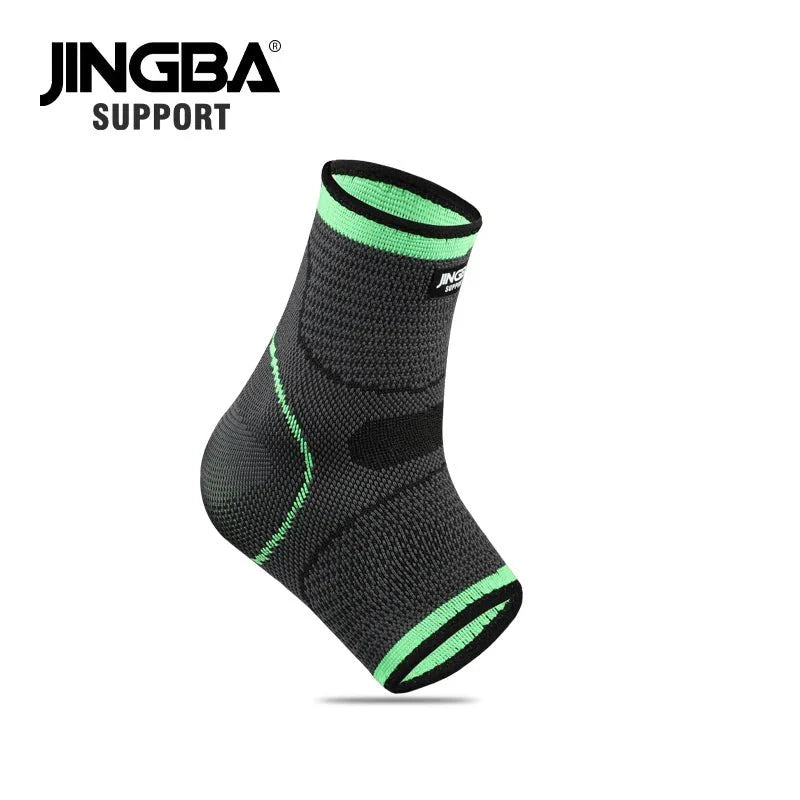 Compression Ankle Brace - Adjustable Knitted Support Sleeve for Sports Injury Protection
