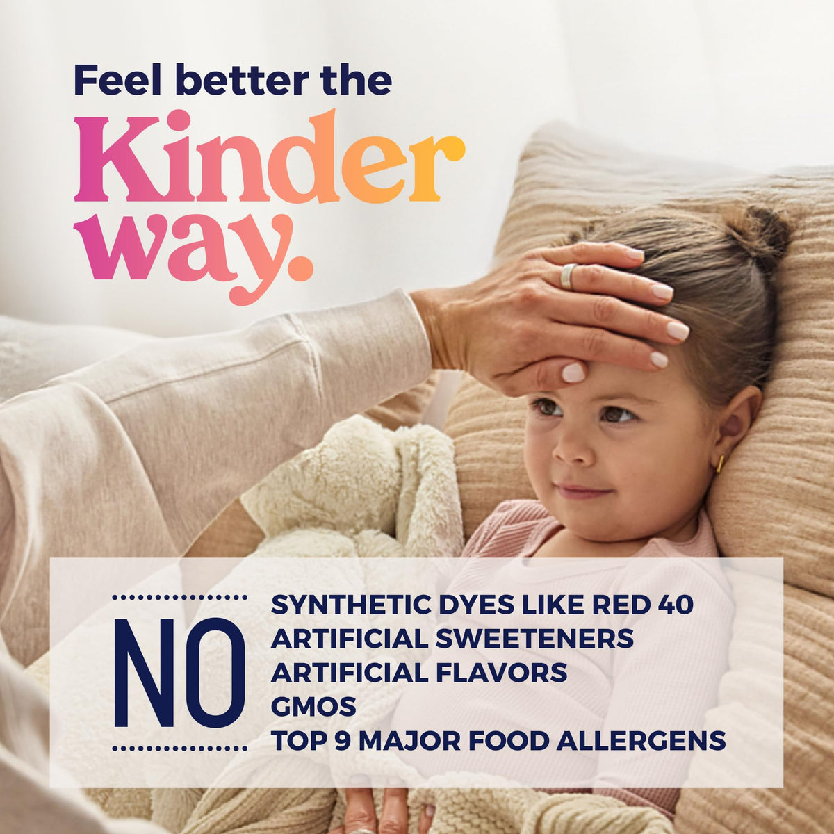 KinderMed Kids' Allergy Medicine with Diphenhydramine HCl β Organic Cherry Flavor, 4 oz (Ages 6-11)