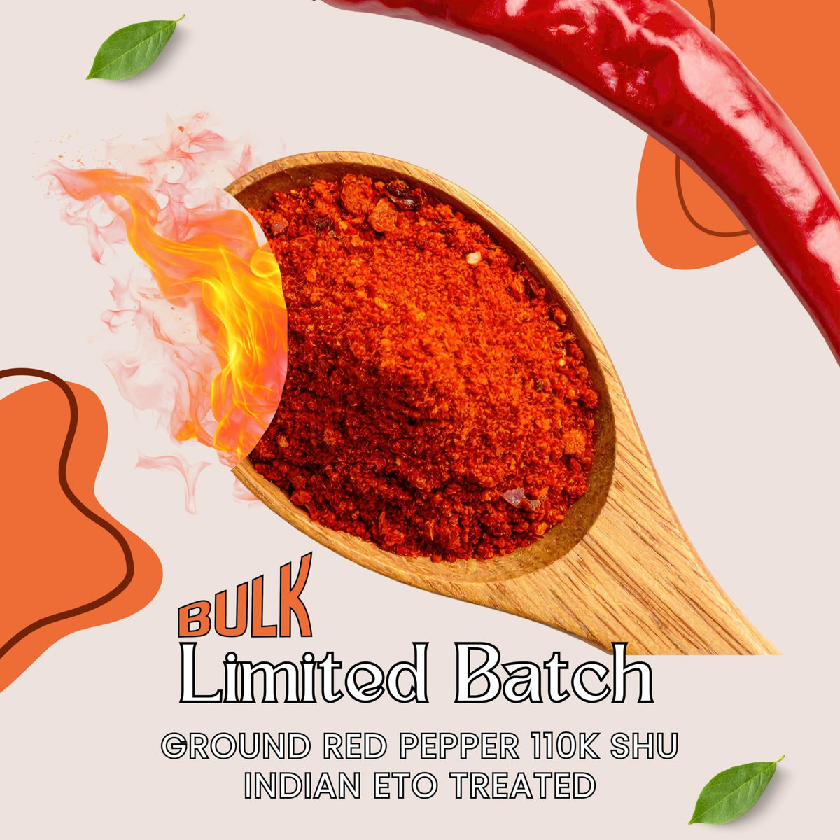 Pure Heat Indian Cayenne Pepper Powder 1 lb β 110k HU, Gluten Free, Vegan | Sweet Sunnah