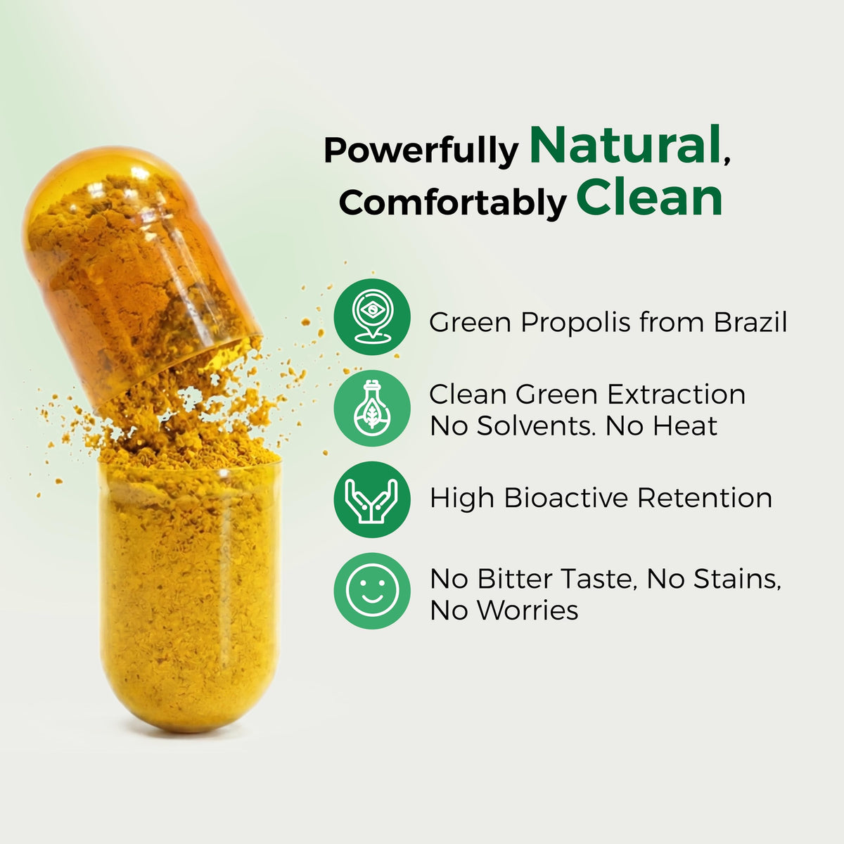 LABO Nutrition Brazilian Green Propolis Ultimate β 28 mg Artepillin C, 20 mg Flavonoids, 60 Veg Caps (three-pack)