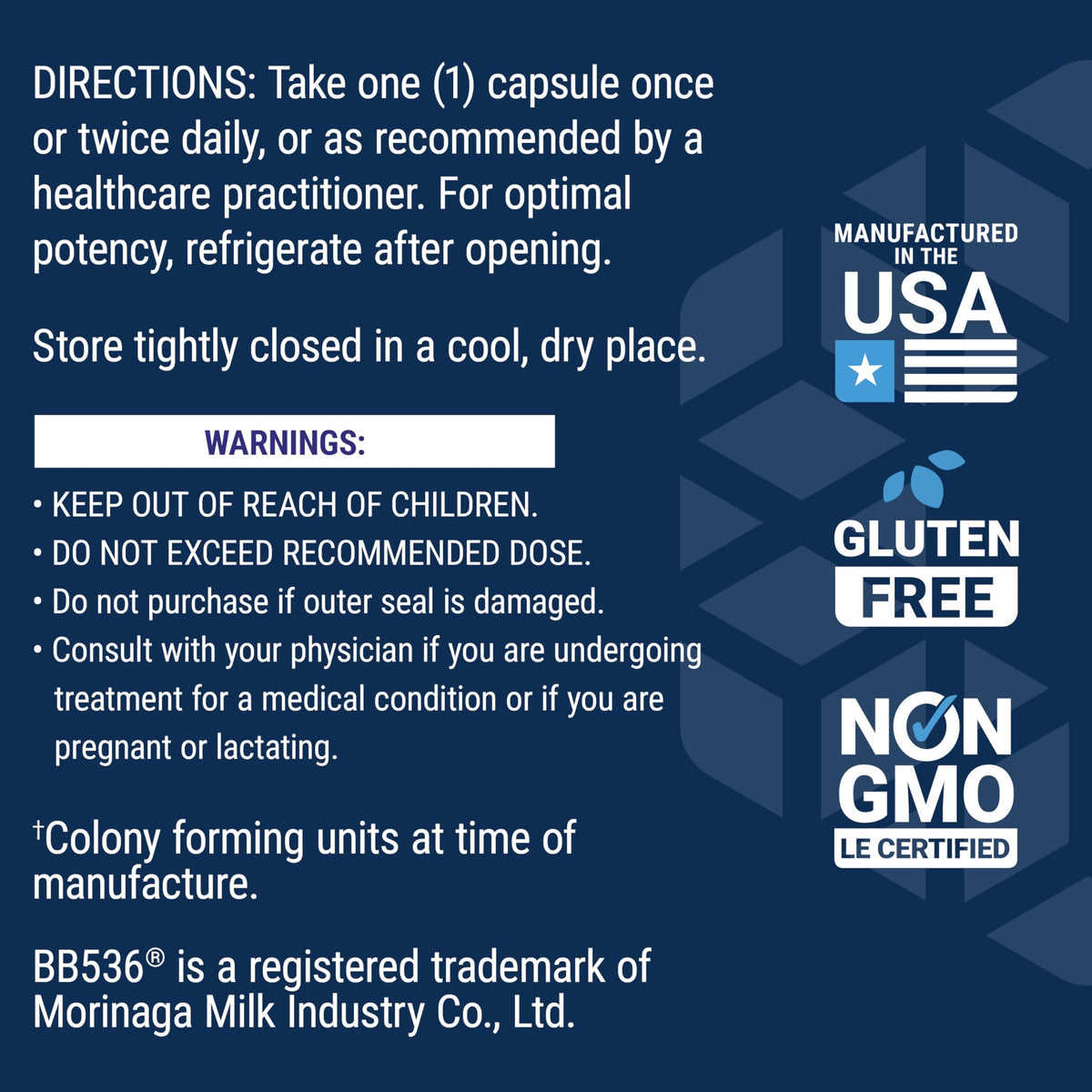 Life Extension Bifido GI Balance – بروبيوتيك مع BB536® (2 مليار وحدة مكونة للمستعمرات) | خالٍ من الغلوتين، غير معدل وراثيًا، نباتي | 60 كبسولة