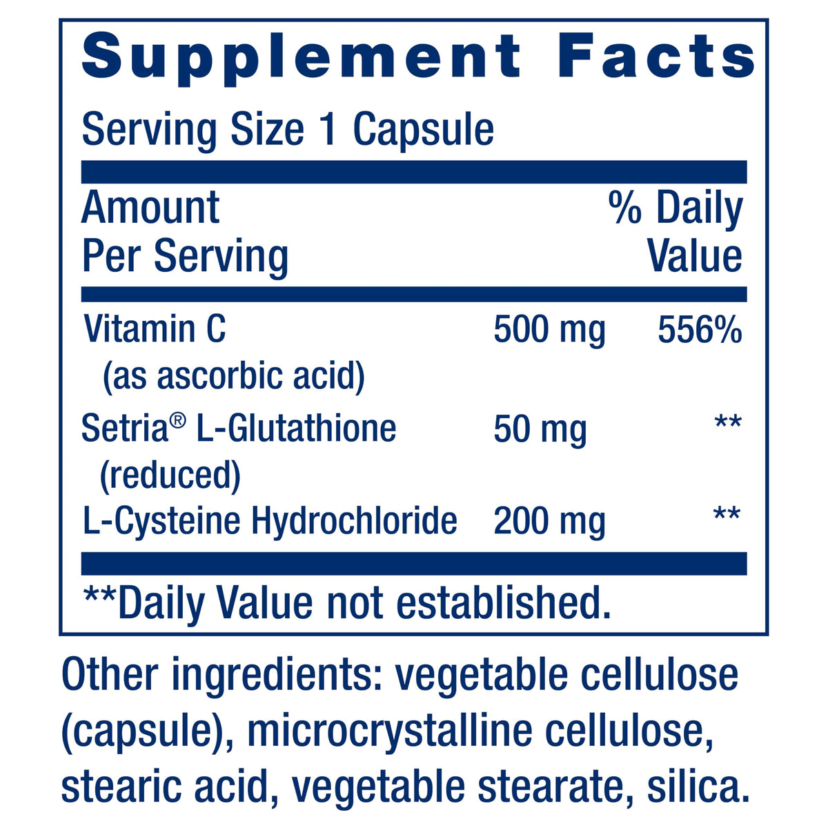 Life Extension Glutathione, Cysteine & C، 500 ملغ فيتامين C - صحة الكبد