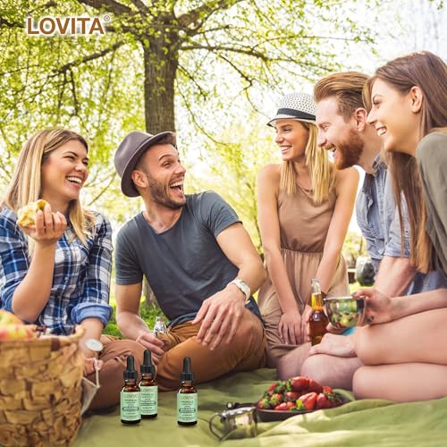 مستخلص سائل من العكبر النحل LOVITA بتركيز 500 ملجم - قطرات الراتنج 5:1، 18% بيوفلافونويدس