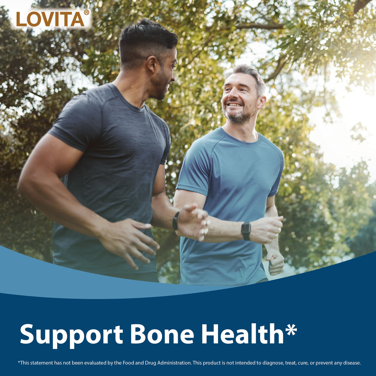 LOVITA Calcium Citrate 800 mg with Magnesium, D3 & K2 | Bone Health & Density β 120 Vegan Tablets