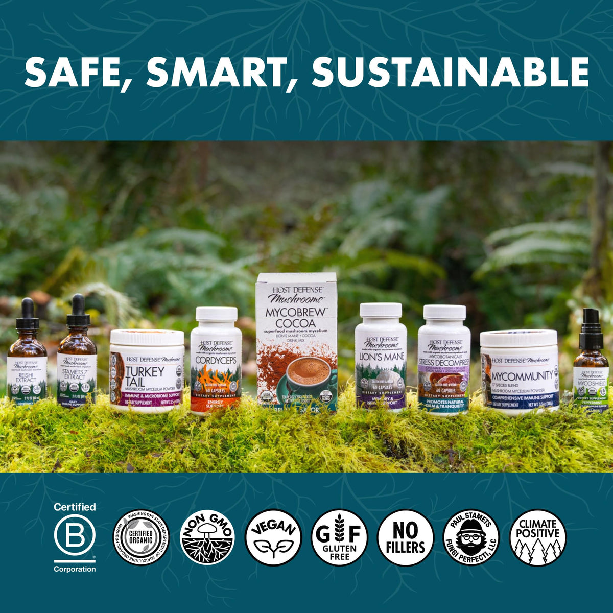Host Defense Reishi Extract - Heart & Immune Support | 1 fl oz