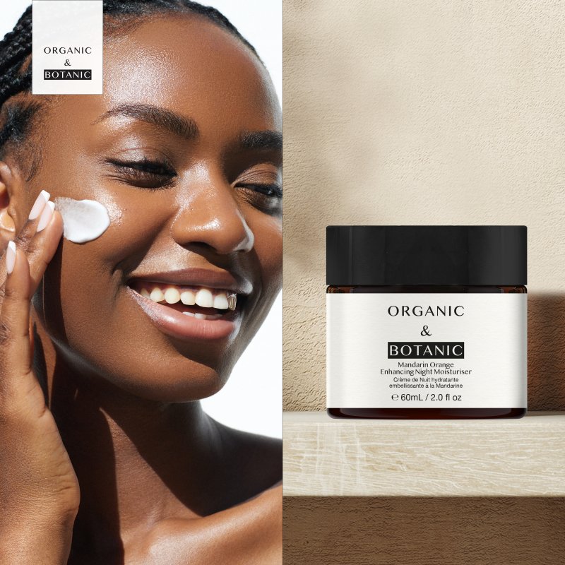 مرطب ليلي برائحة اليوسفي مع الباكوشيول وفيتامين سي - 60 مل - ينعش ويرطب البشرة لتصبح أكثر تماسكًا وإشراقًا وشبابًا