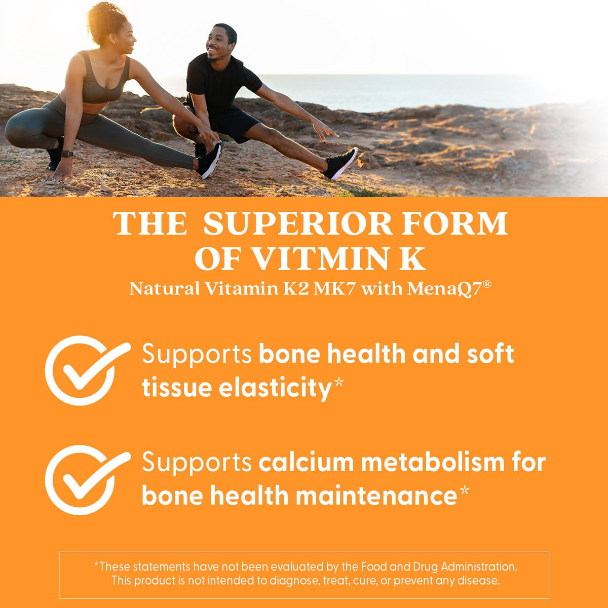 Doctors Best Vitamin K2 MK-7 (MenaQ7) – 60 كبسولة نباتية – لدعم العظام والأنسجة