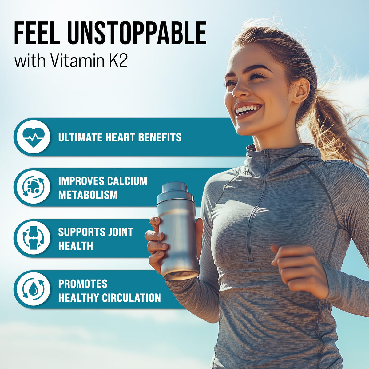 MERRY VITA Vitamin D3 K2 300 Softgels β 10,000 IU D3 + 200 mcg K2 MK7 β Plant-Based, Vegan, Gluten-Free