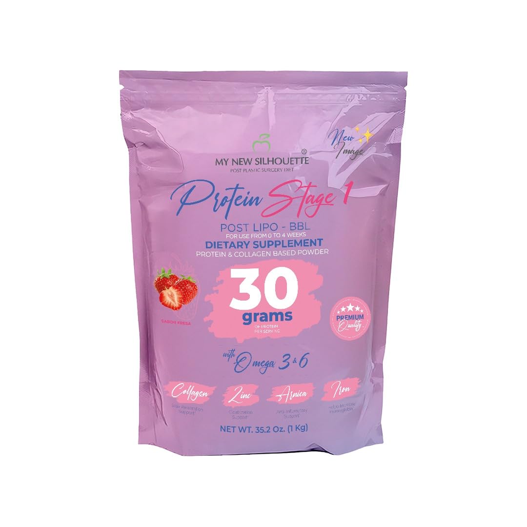 MI NUEVA SILUETA Lipotransfer Protein Stage 1 β Strawberry, 30 g per Serving