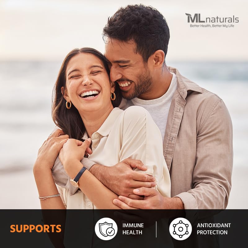 ML Naturals فيتامين سي ليبوسومي عالي الفعالية 1700 ملجم | 180 كبسولة نباتية