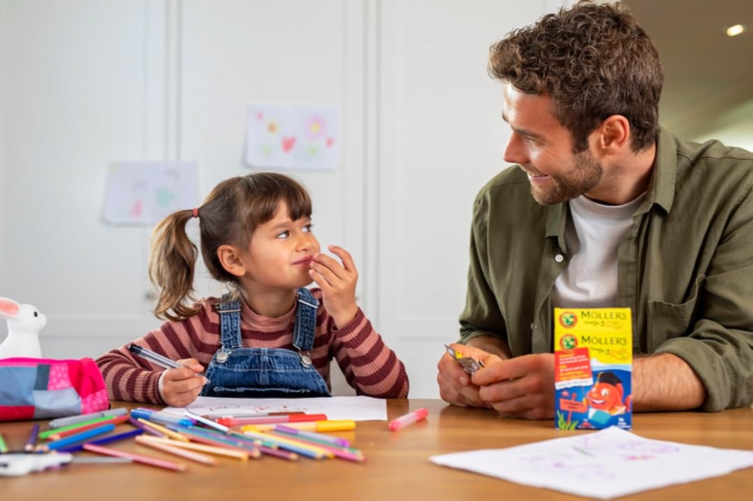 Moller’s ® أوميغا-3 جيلي للأطفال – بنكهة الكولا، 36 كبسولة | DHA و EPA، خالٍ من الغلوتين
