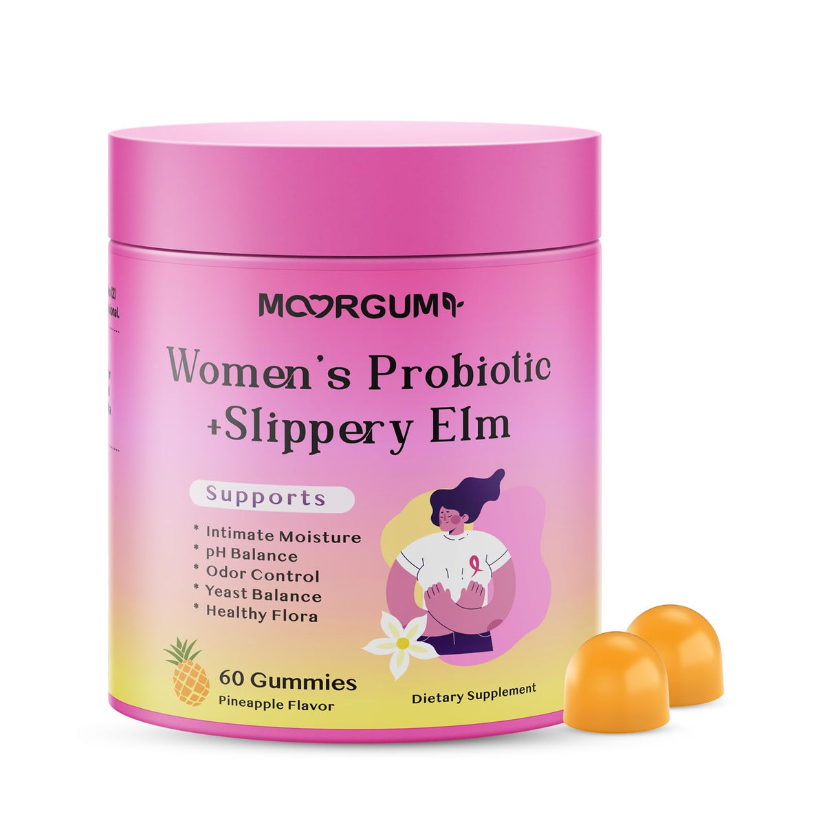 MOORGUMY Women's Probiotic Gummies β Gut Health & Intimate Support