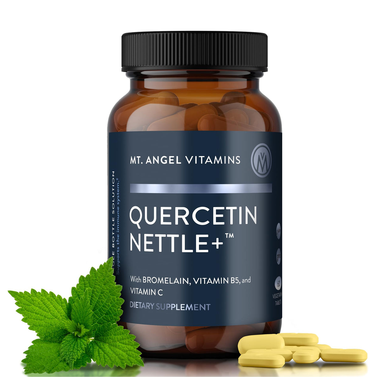 Mt. Angel Quercetin Nettle+ 60 قرص — دعم الحساسية والجيوب الأنفية