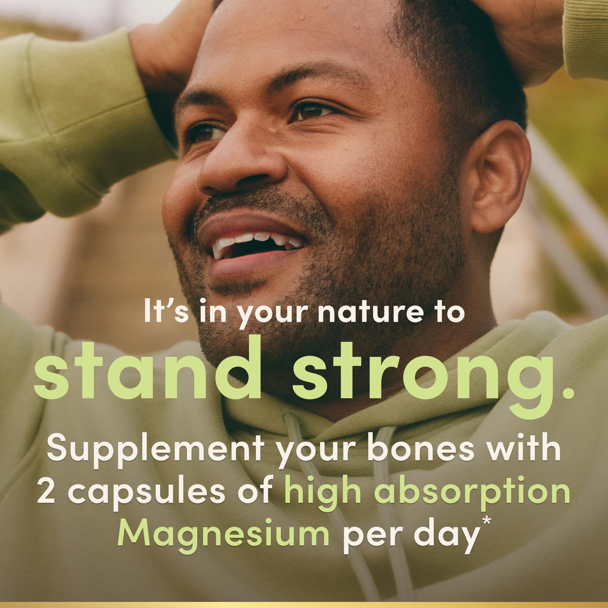 Nature’s Bounty Magnesium Glycinate 240 mg - 120 كبسولة لصحة العضلات والقلب والعظام والأعصاب