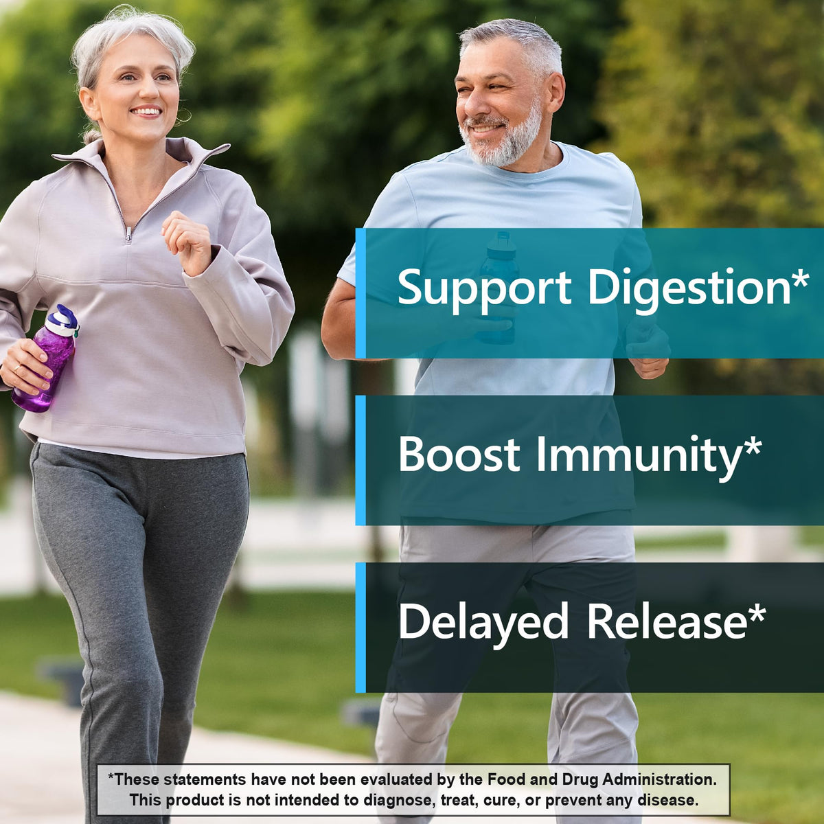 MyoActivo 60 مليار وحدة مستعمرة بروبيوتيك - 8 سلالات، بريبيوتيك، وبوستبيوتيك