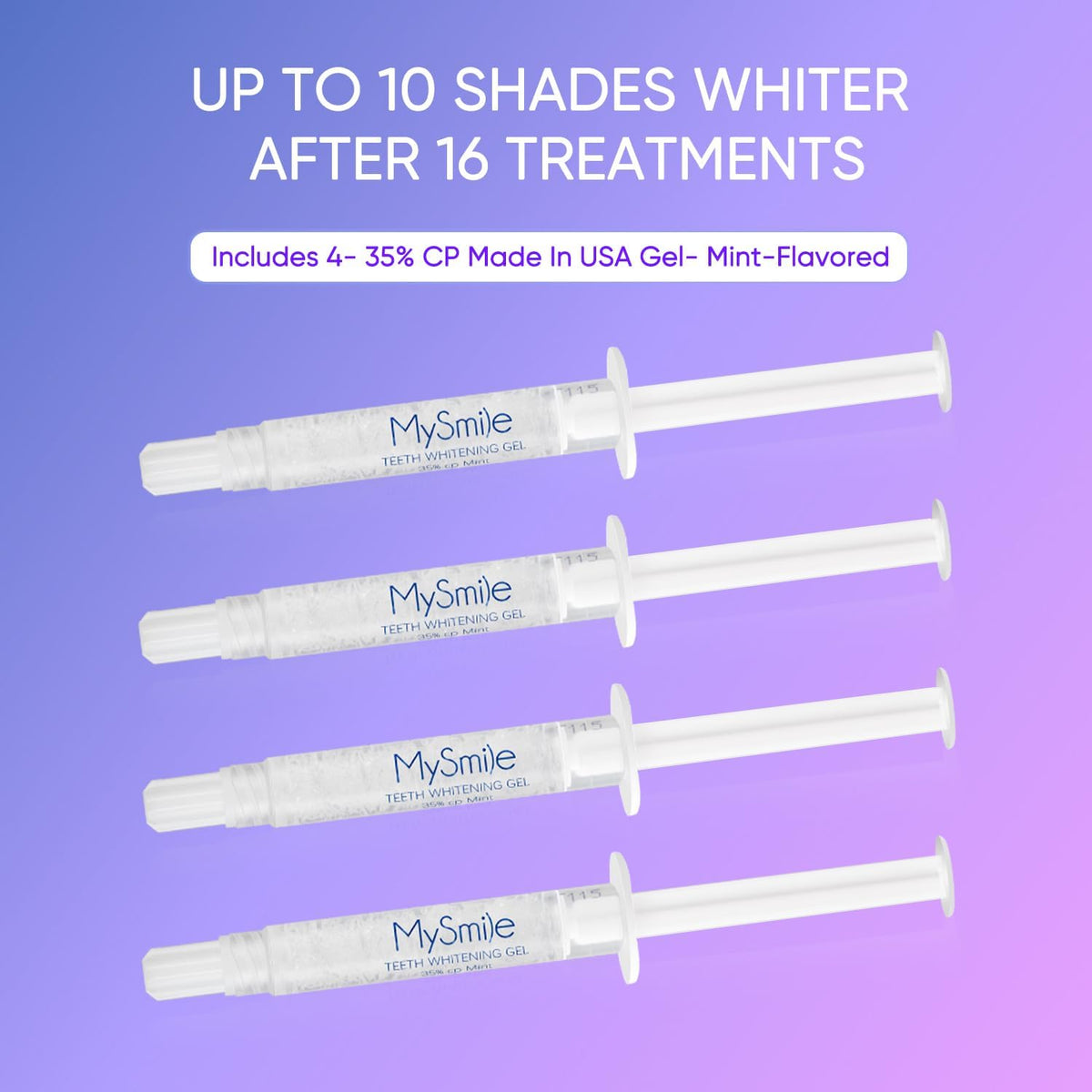 MySmile Deluxe 10 Min Teeth Whitening Kit – 28 LED, 35% Carbamide Peroxide