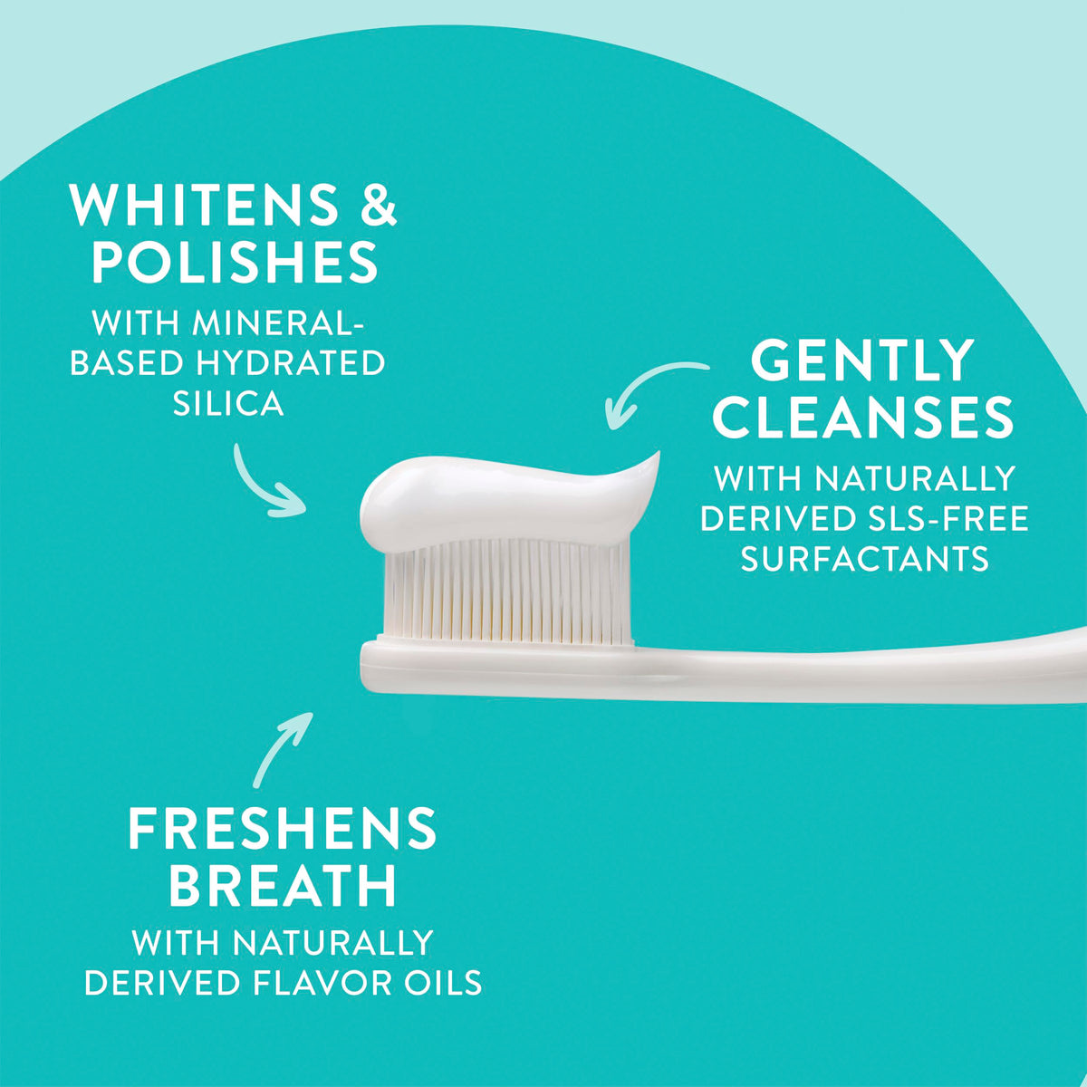 Native Fluoride-Free Whitening Toothpaste 4.1oz (3-Pack) – Wild Mint & Peppermint Oil