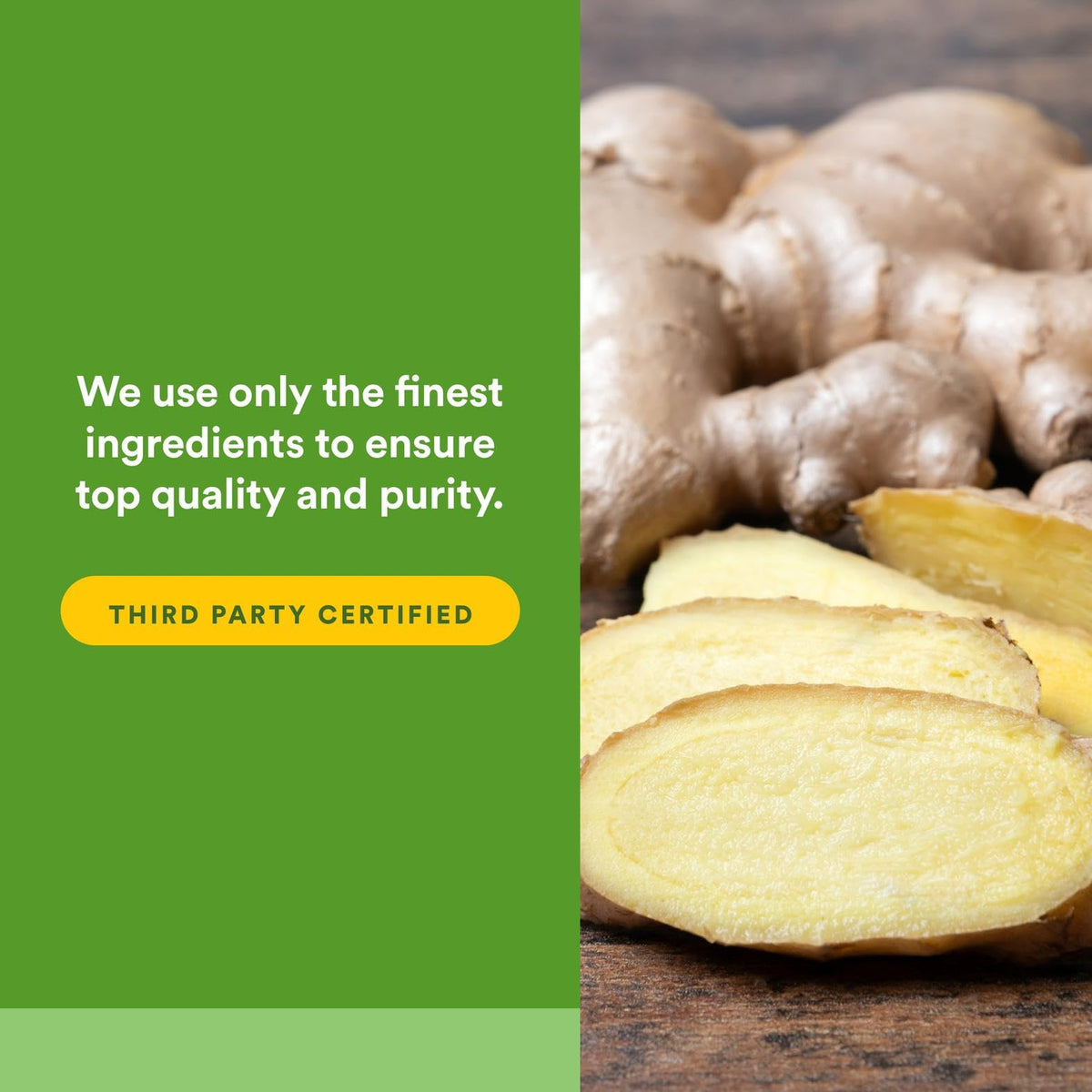 Natural Factors زنجبيل قابل للمضغ 500 ملغ، 90 قرص | دعم الجهاز الهضمي