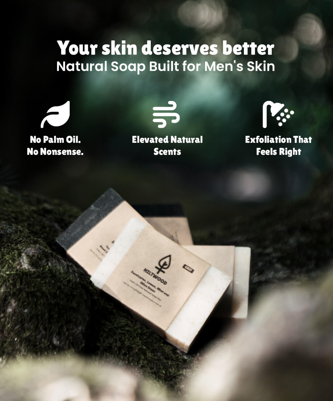 Natural Soap Bar Bundle (4 pack) - HealVia LimitedHealVia LimitedNatural Soap Bar Bundle (4 pack)
