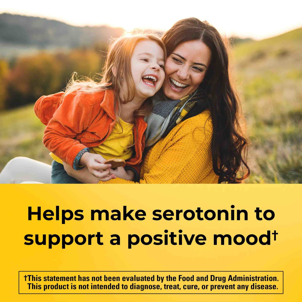 Nature Made 5HTP 100 ملجم قابل للمضغ - دعم المزاج، تكفي لمدة 30 يومًا