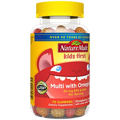 Nature Made Kids First Multivitamin with Omega-3 Gummies – 70 قطعة