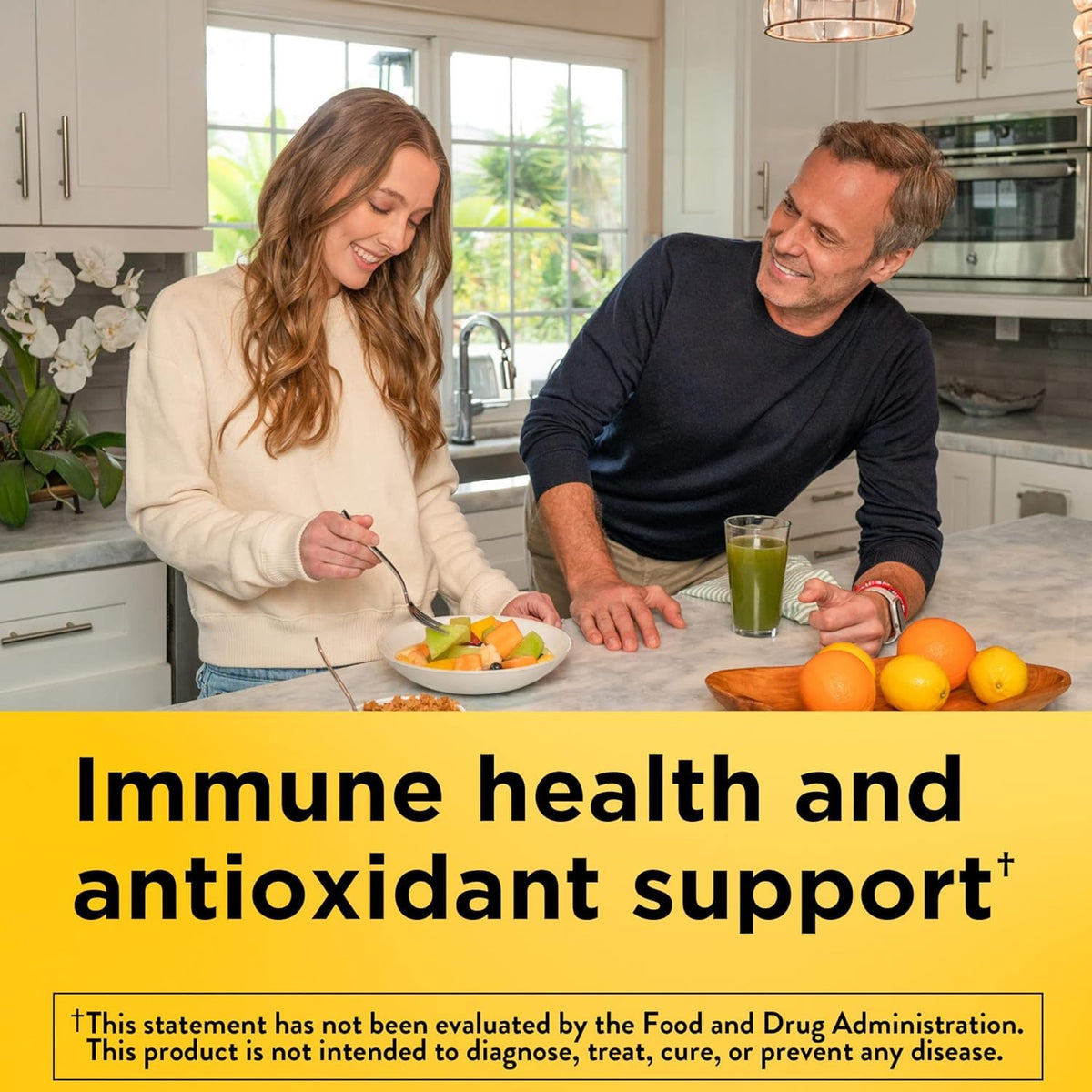 Nature Made Extra Strength Vitamin C 500 mg Gummies – Immune Support, Pack of 2 (60 Gummies Each)
