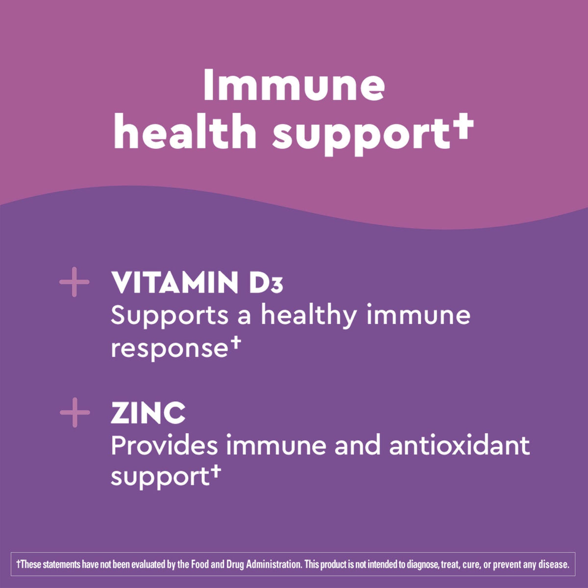 Nature Made Wellblends Elderberry with ImmuneCare - فيتامين د3 1500 وحدة دولية وزنك، 30 قرصًا