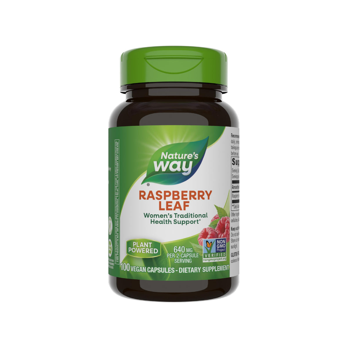 Nature's Way أوراق توت العليق - مكمل تقليدي لصحة المرأة | نباتي، خالٍ من الغلوتين