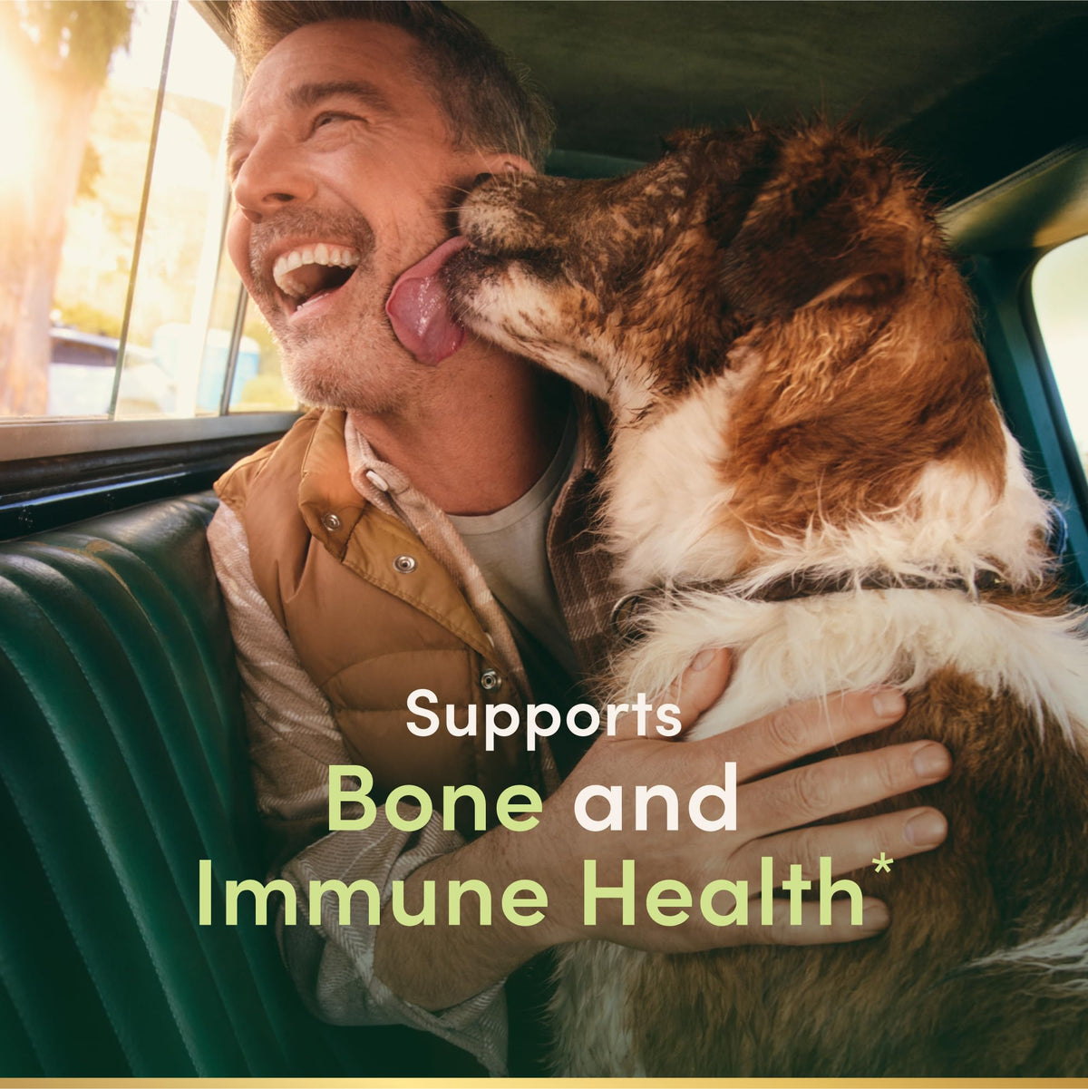 أقراص Nature's Bounty Calcium Magnesium Zinc – لصحة العظام والمناعة، 1000 ملجم كالسيوم، 400 ملجم مغنيسيوم، 600 وحدة دولية فيتامين د، خالي من الجلوتين | 100 قرص