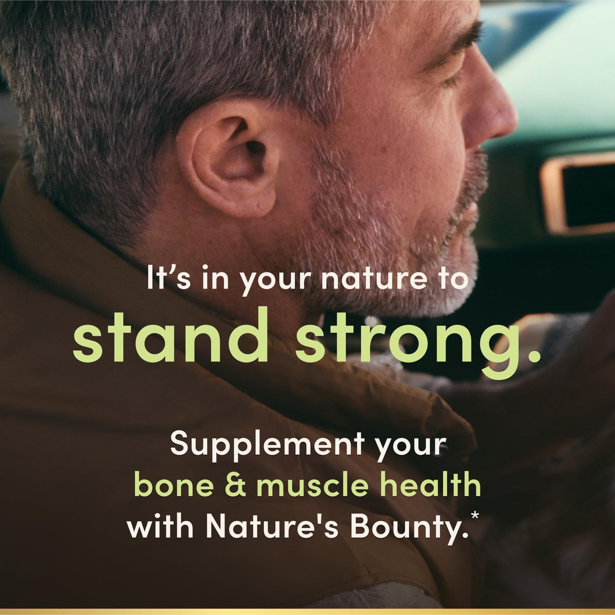 أقراص Nature's Bounty Calcium Magnesium Zinc – لصحة العظام والمناعة، 1000 ملجم كالسيوم، 400 ملجم مغنيسيوم، 600 وحدة دولية فيتامين د، خالي من الجلوتين | 100 قرص