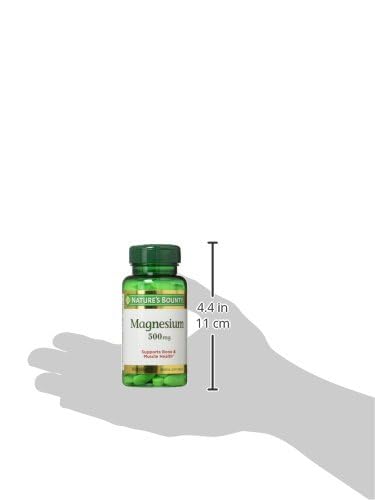 Nature's Bounty أقراص مغنيسيوم 500 مجم - 100 قرص | نباتية، غير معدلة وراثيًا