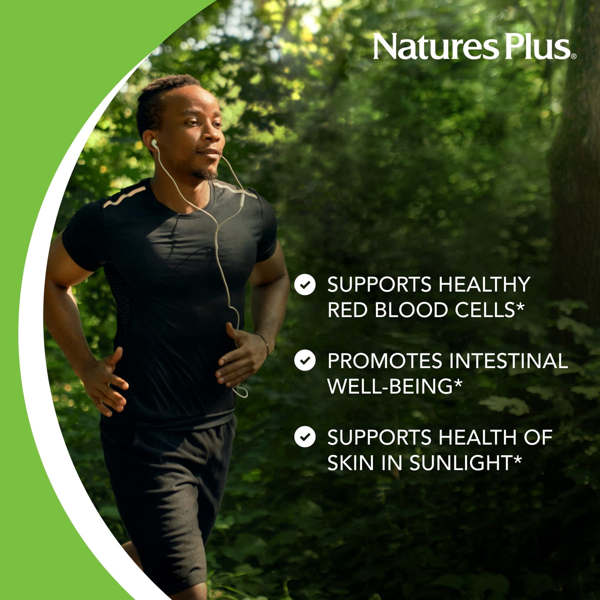 Nature's Plus PABA Sustained Release 1000 mg β 60 Veg Tablets