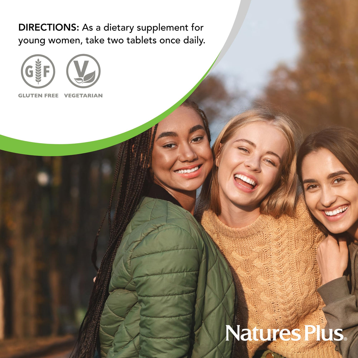 Natures Plus Power Teen for Her للمضغ - توت بري | 60 قرص | فيتامينات متعددة للمراهقات