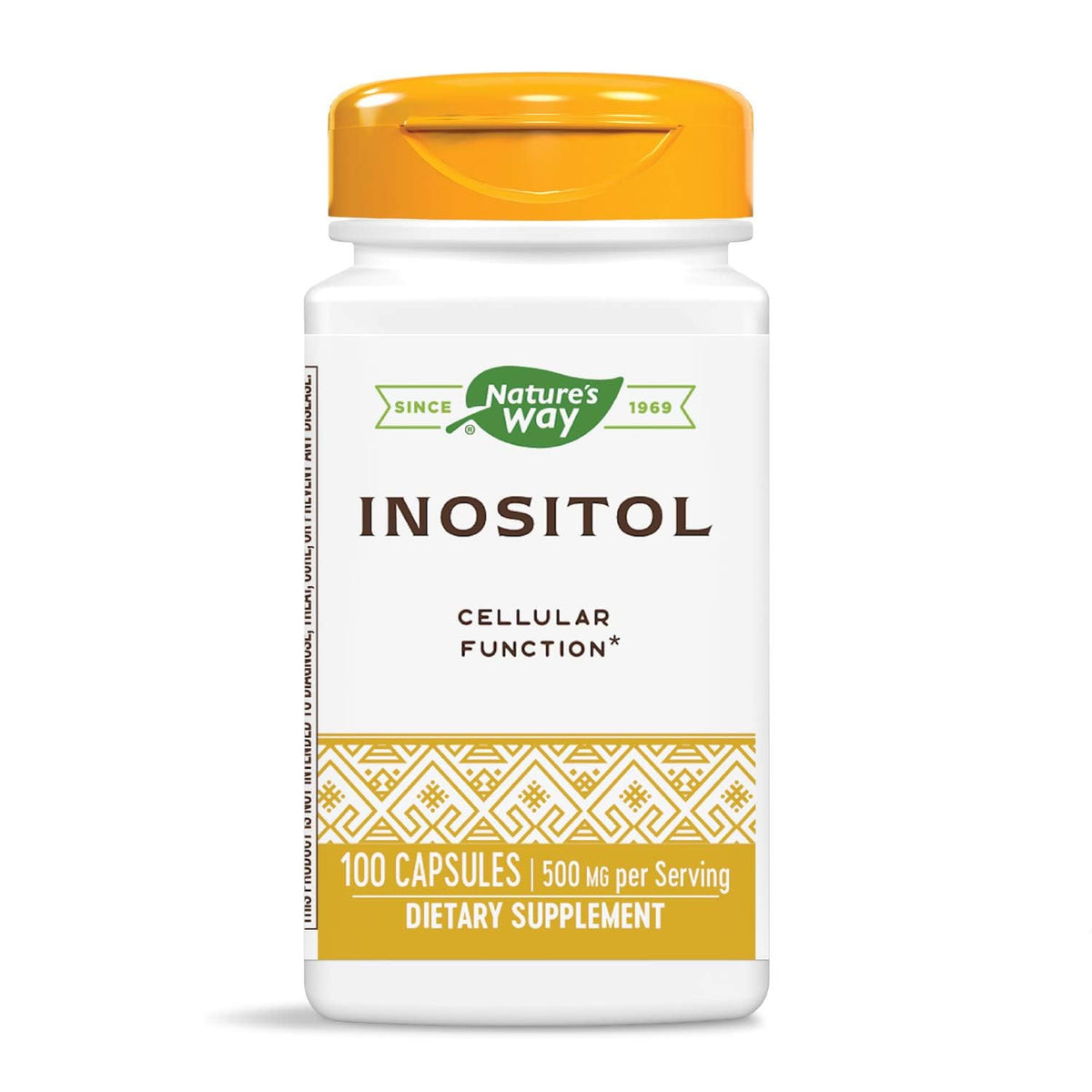 Nature's Way Inositol 500 mg - 100 Capsules | Cell Membrane Support