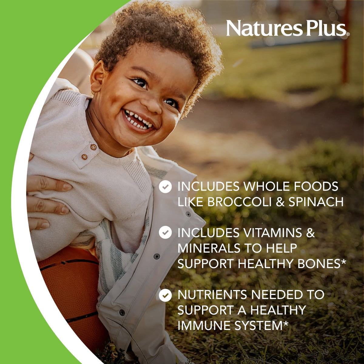 Nature's Plus Animal Parade Grape Kids Multivitamin β 180 Chewables, 90 Servings