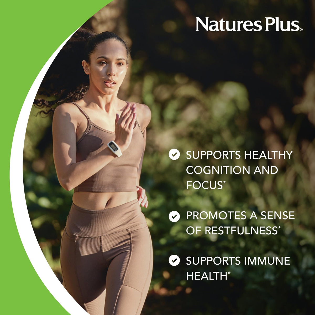NaturesPlus PRO Suntheanine L-Theanine - 60 كبسولة | يقظة هادئة واسترخاء وراحة | غير معدّل وراثيًا، نباتي وخالٍ من الغلوتين