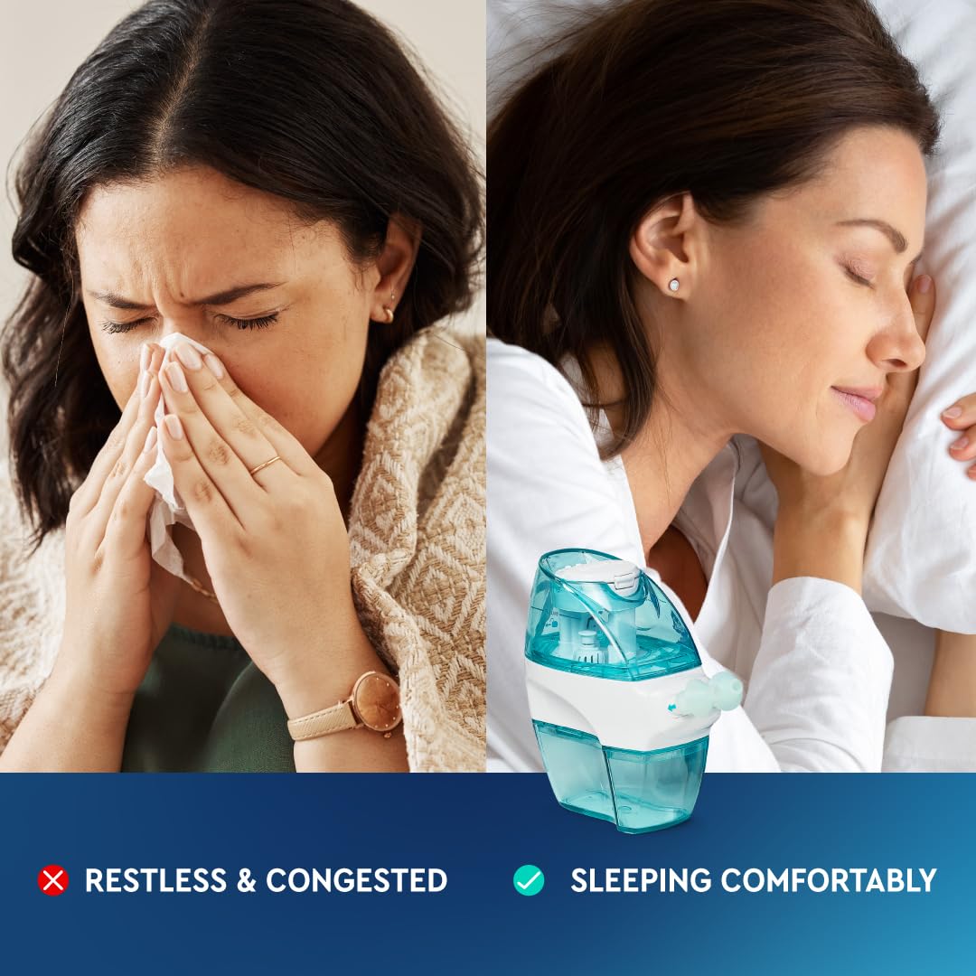Navage Starter Bundle | Nasal Irrigation System with 1 Nose Cleaner & 30 Salt Pods