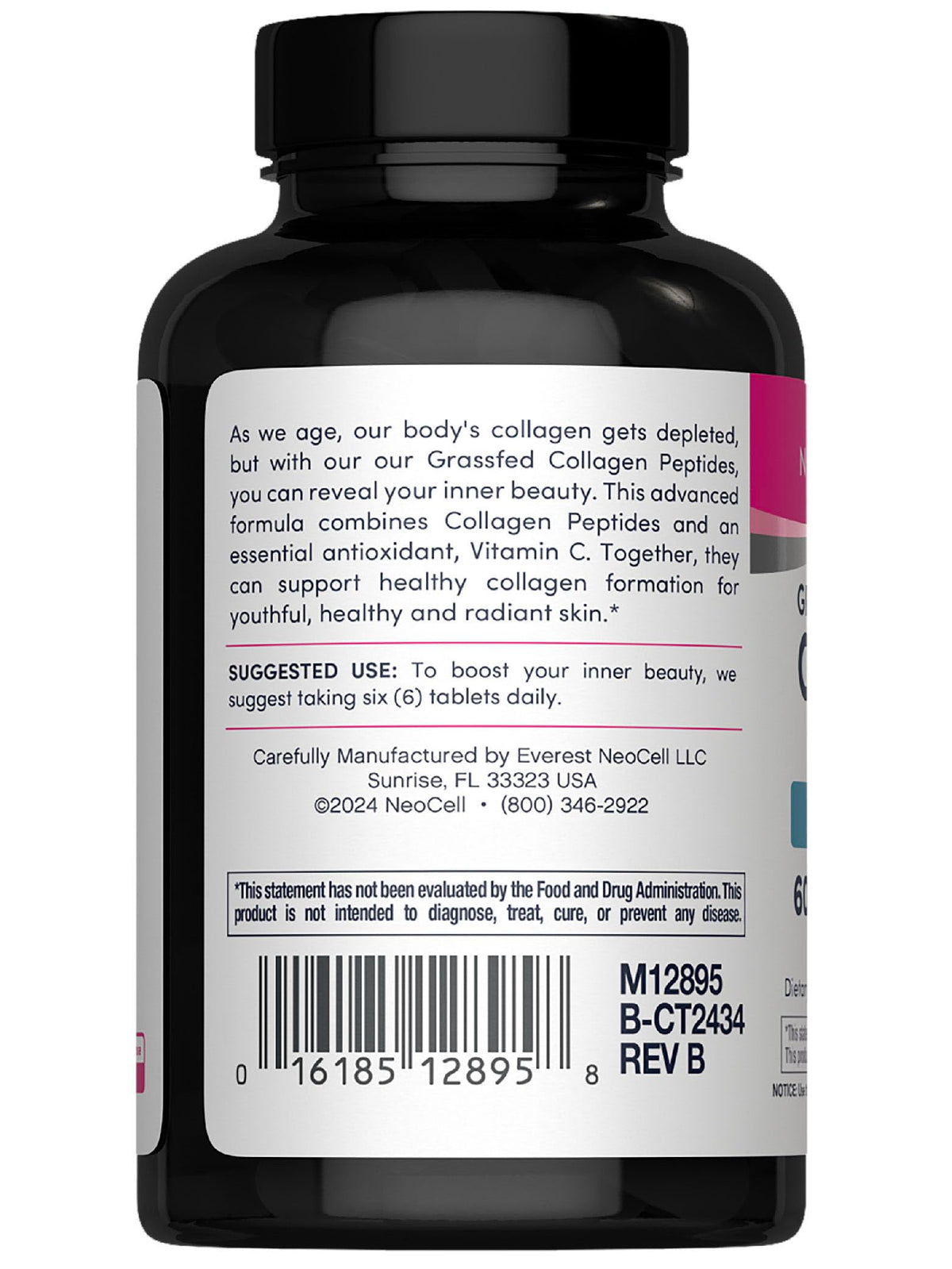 NeoCell Super Collagen Plus Vitamin C – للبشرة والشعر والأظافر (120 كبسولة)