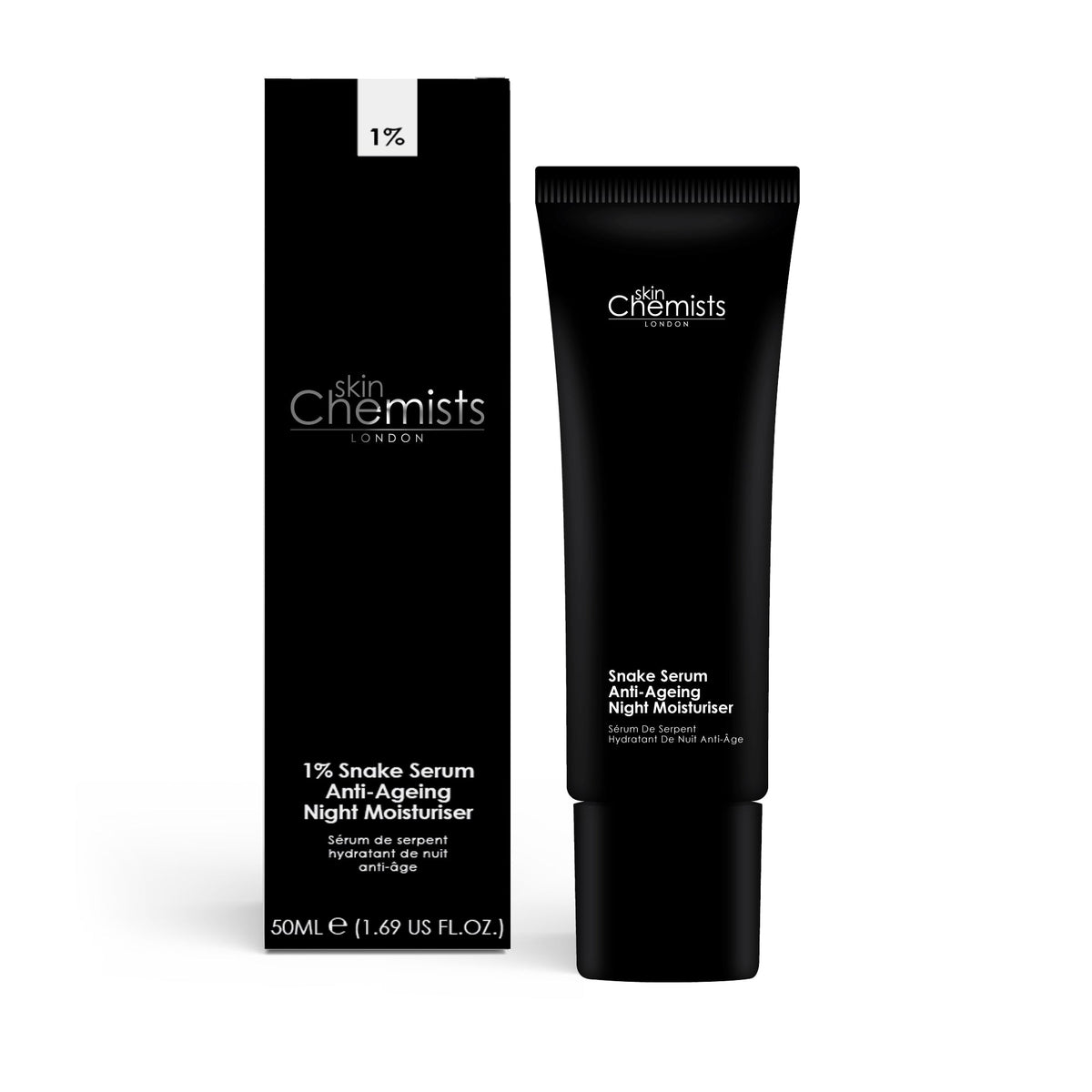 skinChemists Snake Serum Crema Idratante Notte Anti-Età 50ml